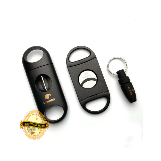 COHIBA SET CIGAR CUTTER - BLACK