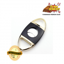 DUAL TONE PRECISION CIGAR CUTTER - GOLD