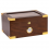 Milano Glasstop 75ct Humidor - Macintosh Oak HUM-75EL	