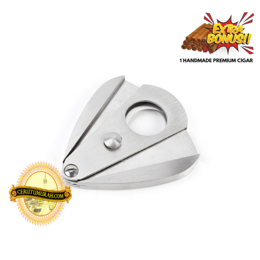 STAINLESS STEEL GRIP CIGAR CUTTER