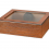 Travel Glasstop Humidor 20ct - Light Walnut HUM-TR20G-W	