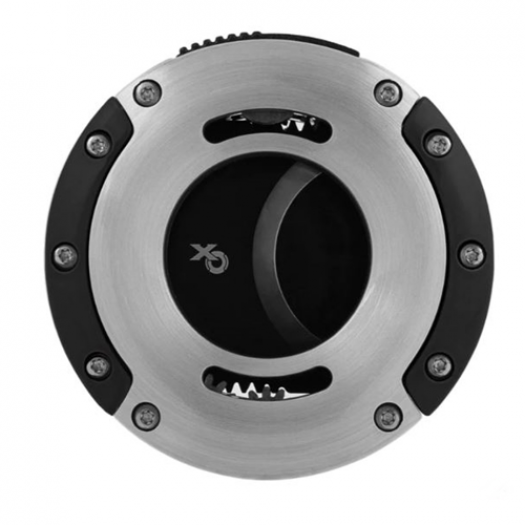 XIKAR XO Cigar Cutter - Silver Black XI-403SLB	